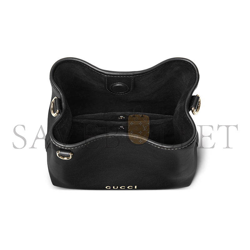 G*u*i gg emblem mini bucket bag 815118 (19*18*11cm)